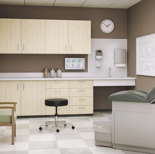 Custom Cabinets Manufactured In Phoenix Arizona Healthcare Surfaces Solid Surface By Wilsonart Laminate